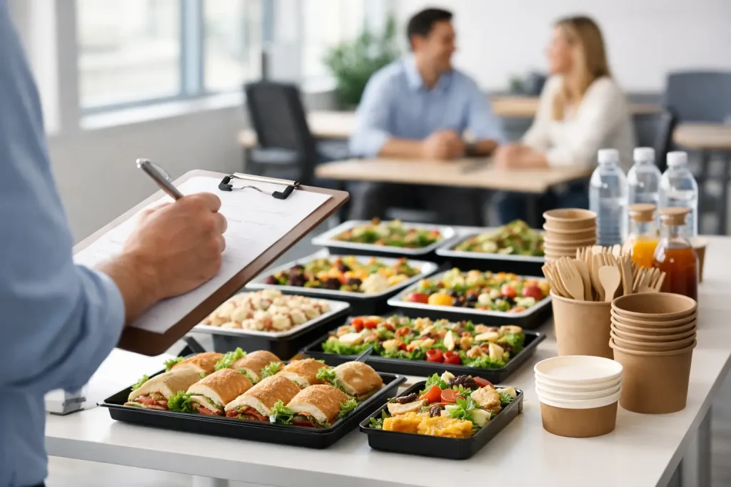How to Plan Office Lunch Catering Without Stress